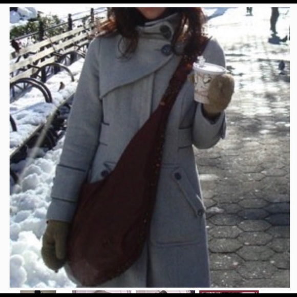 Soia & Kyo Tweed Herringbone Wool Coat - Picture 3 of 16